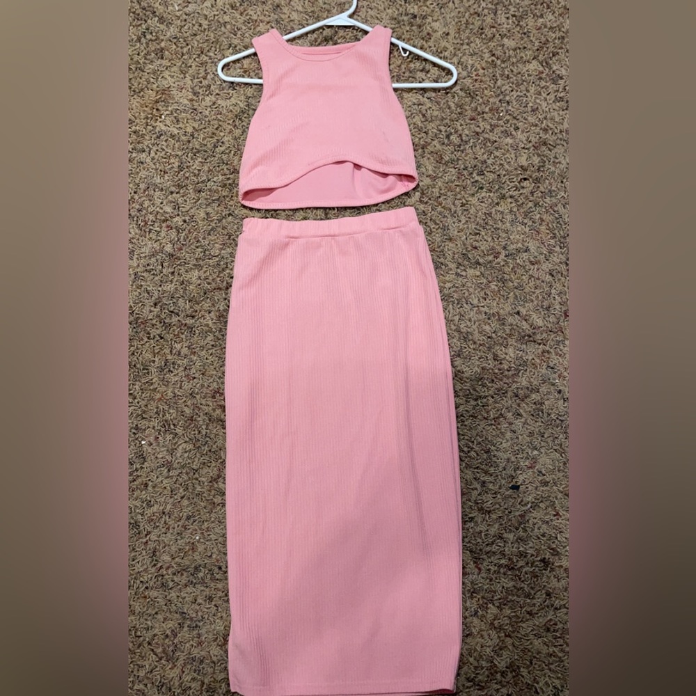 Pink two piece set